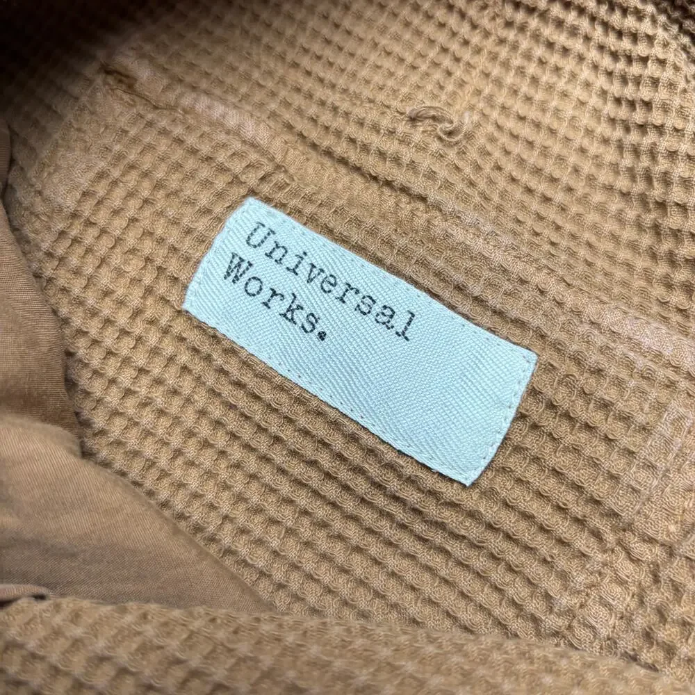 Universal Works Simple Shorts Nippon Waffle Knit Men's 34 Cotton Minimalist